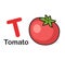 Alphabet Letter T-Tomato