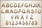 Alphabet letters symbols alphabet