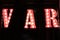 Alphabet letters in vintage style with glowing bulbs inside. Backlit marquee letters illuminated marquee letters name of