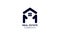 Alphabet M Real Estate Vector Logo Template. Abstract House Logo Design Vector Illustration