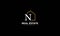 Alphabet N Real Estate Monogram Vector Logo Design, Letter N House Icon Template