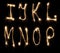 Alphabet sparkler