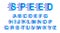Alphabet speed. Fast letters