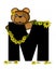 Alphabet Teddy Making Daisy Chain M