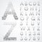 Alphabetic fonts and numbers