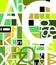 Alphabetical Green yellow geometric abstract