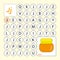 Alphabetical PUZZLE, labyrinth. Learning a letter . Task -  Go by the pointed  letter  paint all the circles where there is a