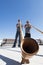 Alphorn players at Pilatus Kulm, Mount Pilatus