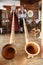 The `alphorn` is a wooden musical instrument