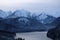 Alpine Alpsee Lake Panorama