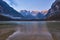 Alpine autumn landscape in the Dolomites, Italy