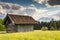 Alpine barn in the Karwendel Mountain range