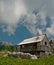 Alpine cottage in the mountains