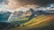Alpine Elegance: Nature\\\'s Majesty with a Touch of Rainbow