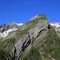 Alpine fold in the Alpstein Range