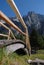 Alpine Footpath: Wooden Bridge