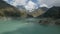 Alpine glacial lake timelapse