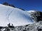 Alpine glacier below the top Clariden