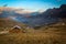 Alpine hot in Alps, Dolomites, Passo Pordoi, Italy