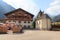 Alpine hut Matreier Tauernhaus in Hohe Tauern Alps