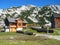 Alpine huts and houses on Tauplitz, Styria - Austria