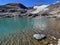 Alpine Ice Reflections: Panoramic Glacier Lake Views, Hautes Alps, France