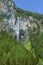 Alpine Jungfernsprung waterfall near Heiligenblut in Carinthia,