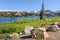 Alpine lake along the Beartooth Highway. Yellowstone Park, Wyoming