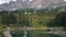 Alpine lake of Carezza in Val d\\\'Ega - Bolzano - south tyrol