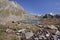 An alpine lake in the Italian Alps; it\'s late autumn