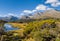 Alpine lake at Key Summit Track in Fiordland National Park, South Island, New Zealand