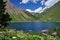 Alpine lake (lago) Morasco, Formazza valley, Italy