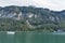 Alpine lake Mondsee autumn landscape, Austria