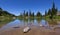 Alpine Lake on Naches Peak Loop Trail in Mt Rainier NP