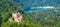 Alpine landscape with Hohenschwangau Castle, Bavaria, Germany