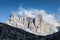 Alpine landscape, Italian dolomites.