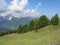 Alpine landscape of Sesto Dolomites, South Tyrol, Italy