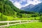 Alpine landscape in Zillertal Alps, Austria