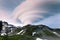 Alpine lenticular clouds