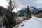 Alpine Loop Scenic Drive at American Fork Canyon in the winter time. Utah. US