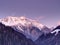 Alpine mountain landscapes in dusk colours, Gries, Austria