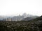 Alpine panorama of Cadini di Misurina mountain range group from Tre Cime di Lavaredo in Dolomites South Tyrol Italy alps