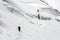Alpine Partners Walking on Snow Trail