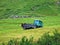 Alpine pastures and meadows in the Sernftal valley