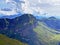 Alpine peak Chingstuel between the  Small Klein Melchtal and Haslital valleys, Hasliberg - Canton of Obwald, Switzerland