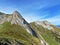 Alpine peaks of Esel and Rosegg in the Swiss mountain range of Pilatus and in the Emmental Alps, Alpnach - Canton of Obwalden