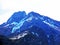 Alpine peaks Gamsberg and Sichelchamm in the Alvier group mountain range, between the Rheinthal and Seeztal valley, Walenstadtberg