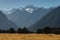 Alpine peaks in Westland National Park