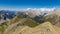 Alpine Ridge in the Rocky Mountains Alberta Canada