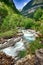 Alpine rills in teh Spanish Pyrenees.